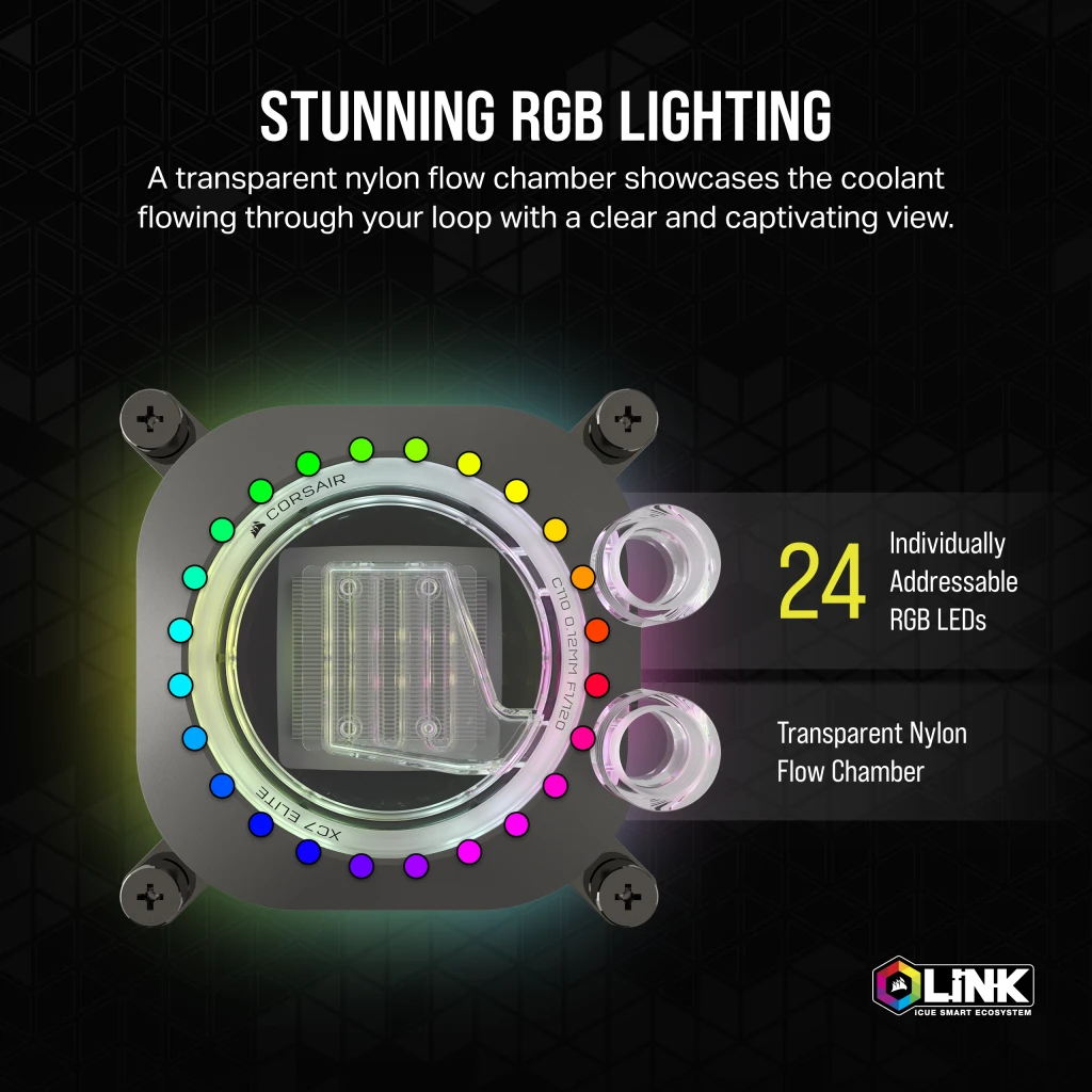 iCUE LINK XC7 RGB ELITE CPU ウォーターブロック